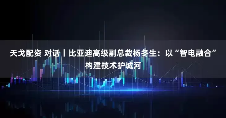 天戈配资 对话丨比亚迪高级副总裁杨冬生：以“智电融合”构建技术护城河