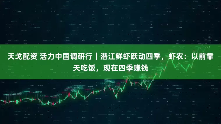 天戈配资 活力中国调研行｜潜江鲜虾跃动四季，虾农：以前靠天吃饭，现在四季赚钱